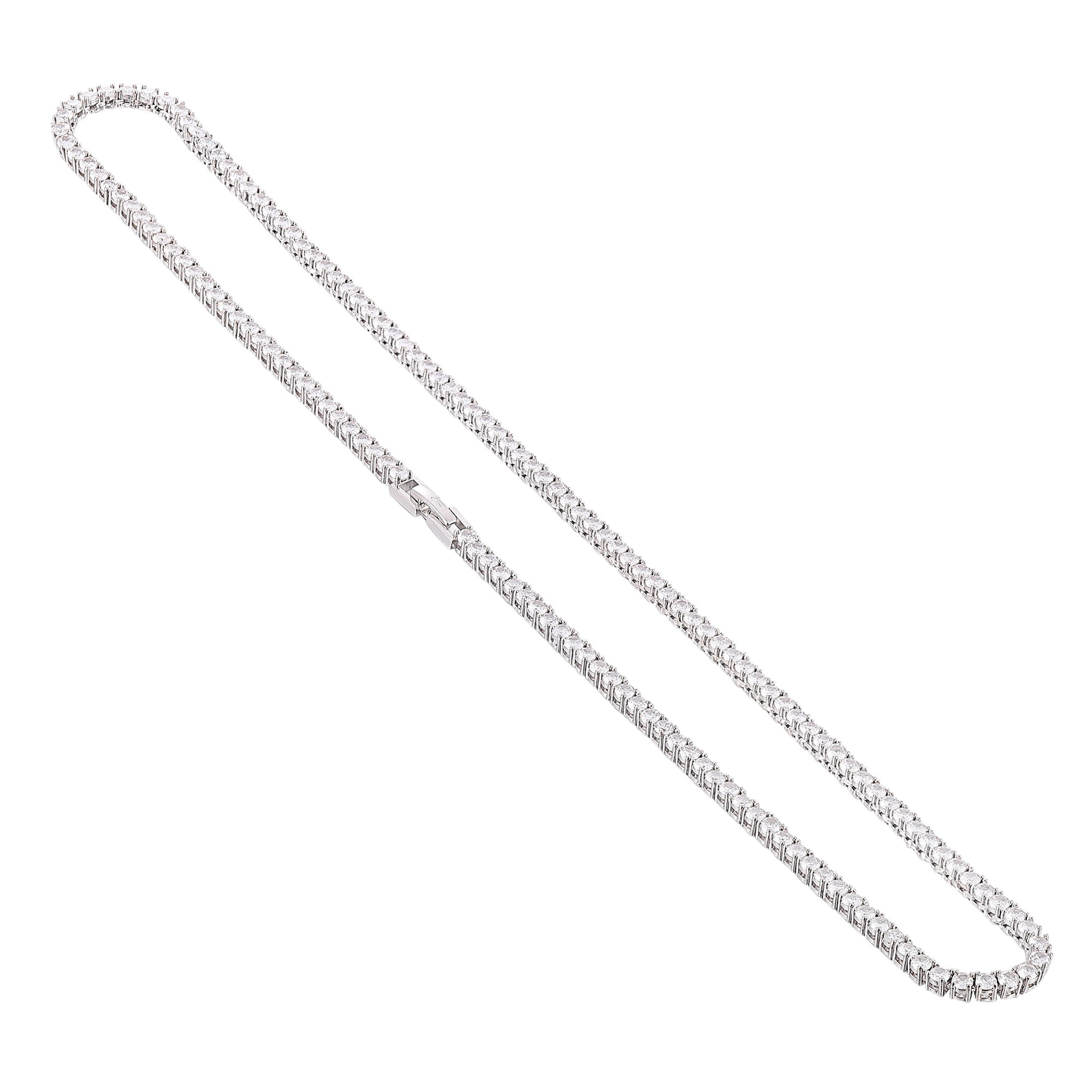 Women's Tennis Chain - White Gold