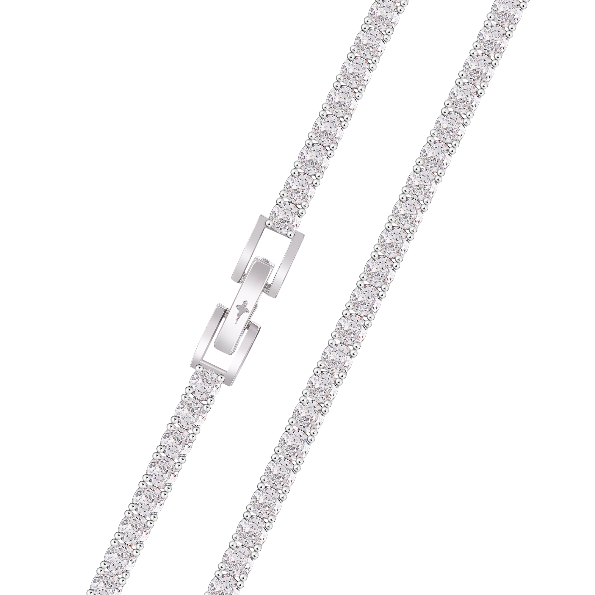 Women's Tennis Chain - White Gold