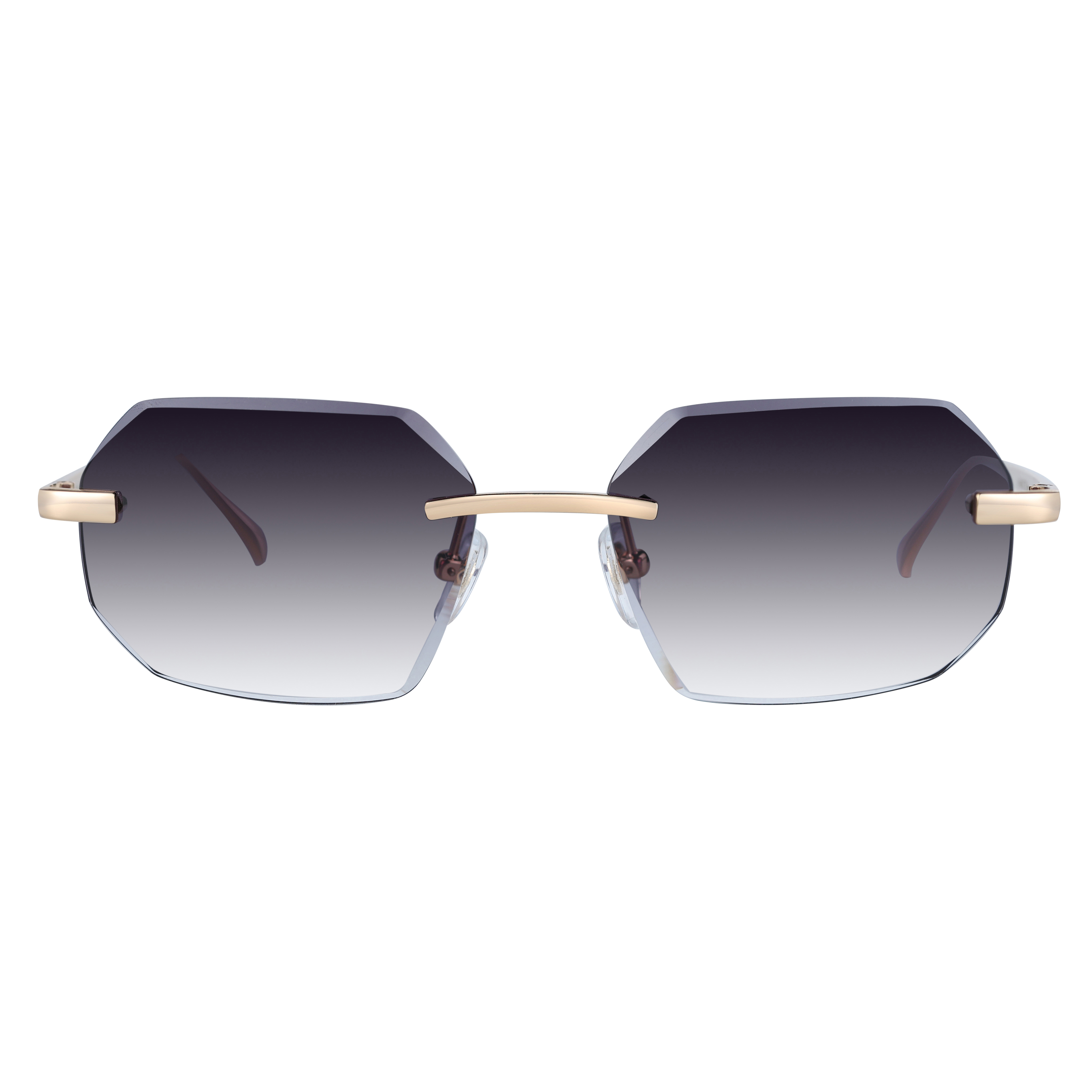 Men's Eyewear Diamond Cut Black